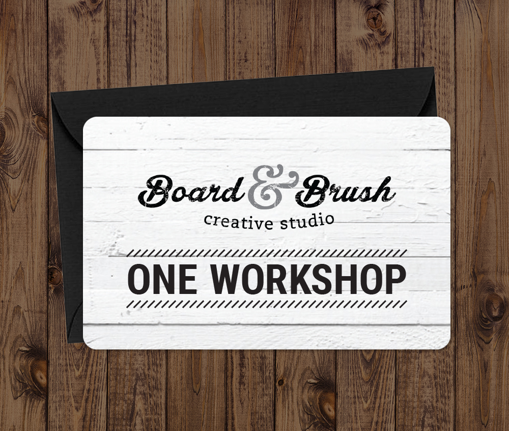 Purchase Gift Cards Board & Brush